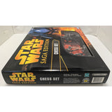 NFS Complete VGC Star Wars Saga Edition Chess Set Parker Brothers Darth Vader Themed 32 Pieces 2004
