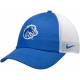 New BSU $26 Nike Men's AeroBill Heritage86 Hat Royal Blue White Boise State Broncos Trucker Adjustable Dri-Fit Cap