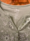 26/28 Floral Short Sleeve Top Comfortable and Stylish