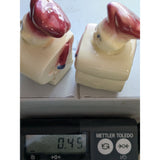 Anthropomorphic Shawnee Baker Man Chef Salt and Pepper Shakers 3.5" Vintage Ceramic Pottery