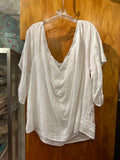 22 Stylish White Lace boho  Embroidered Blouse