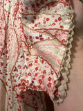 22W Emma James Vintage Linen Floral Short Sleeve Shirt - Size 22W