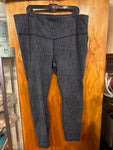 2X Women’s Black Snake Print Leggings by Target