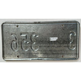 3 356 Wyoming License Plate Porsche
