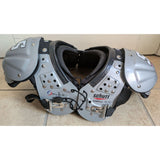 11"-12" XS Small Boys Schutt XSmall 80005 Gray Y-Flex Shoulder Pads Football Protective Gear All-Purpose