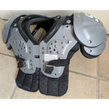 11"-12" XS Small Boys Schutt XSmall 80005 Gray Y-Flex Shoulder Pads Football Protective Gear All-Purpose