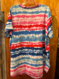 22/24 Woman Within Tie-Dye V-Neck Top
