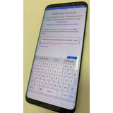 AS-IS Samsung S8 PARTS REPAIR PW LOCKED Galaxy Duos 64GB Smartphone Black Screen Damage