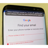 AS-IS Samsung S8 PARTS REPAIR PW LOCKED Galaxy Duos 64GB Smartphone Black Screen Damage