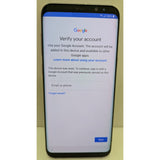 AS-IS Samsung S8 PARTS REPAIR PW LOCKED Galaxy Duos 64GB Smartphone Black Screen Damage