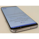 AS-IS Samsung S8 PARTS REPAIR PW LOCKED Galaxy Duos 64GB Smartphone Black Screen Damage