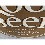 Root Beer 33X26 Henry Weinhard Metal Tin Sign Modern Repro Draught Style Head Premium Rootbeer