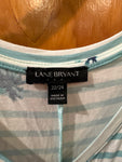 22/24 Lane Bryant Women's Striped Tank Dress - Size 22/24