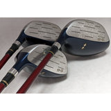 Set 42.5 3 41.5" 5  42" 7 Snake Eyes Viper TiSteel Maraging 455 UST Fire Forged Carbon Fiber Fairway Driver Wood Golf Club RH