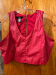 22/24 Ashley Stewart Women's Red Sleeveless Top - Size 22/24