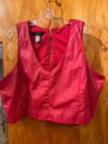 22/24 Ashley Stewart Women's Red Sleeveless Top - Size 22/24