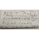 Late 1990s RS-232 to TRS Serial Data Cable Projector Camera Black Plastic Metal (Not Audio)