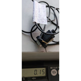 Late 1990s RS-232 to TRS Serial Data Cable Projector Camera Black Plastic Metal (Not Audio)