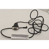 Late 1990s RS-232 to TRS Serial Data Cable Projector Camera Black Plastic Metal (Not Audio)