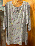 26/28 Floral Print Tunic Top by Woman Within