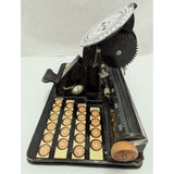 1940s Marx Tin Litho Dial Typewriter Metal Mechanical Toy Kids  Pressed Steel Patent Pending