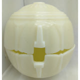 MAKE OFFER 2 Decorative Milk Glass 6" Bowl Dome Lamp Chandelier Slip Shade Art Deco Vintage Sculpture Aladdin?