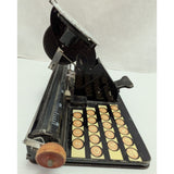 1940s Marx Tin Litho Dial Typewriter Metal Mechanical Toy Kids  Pressed Steel Patent Pending