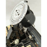 1940s Marx Tin Litho Dial Typewriter Metal Mechanical Toy Kids  Pressed Steel Patent Pending