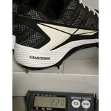 New 16 Charged Yard Low ST Baseball Cleats Shoes Under Armour UA Mens Black White Metal Spiked Synthetic
