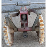 Tractor Sprinkler Thompson USA Made Traveling Vintage Metal Wheels Body