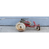Tractor Sprinkler Thompson USA Made Traveling Vintage Metal Wheels Body