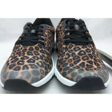 7 Brown Leopard Vionic Womens Action Tourney Shoes Lace Up Sneakers Animal Print