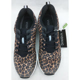 7 Brown Leopard Vionic Womens Action Tourney Shoes Lace Up Sneakers Animal Print