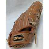 10" Mike Flanagan A2274 Wilson Baseball Glove Leather Cy Young Award Winner Youth Endorsed Grip-Tite Pocket Dual Split