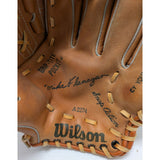 10" Mike Flanagan A2274 Wilson Baseball Glove Leather Cy Young Award Winner Youth Endorsed Grip-Tite Pocket Dual Split