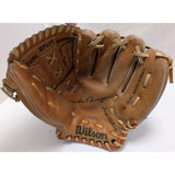 10" Mike Flanagan A2274 Wilson Baseball Glove Leather Cy Young Award Winner Youth Endorsed Grip-Tite Pocket Dual Split