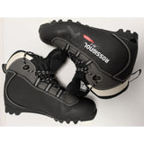 Men 8 - Women 9 Size 41 Rossignol X-1 Tour Nordic Cross Country Ski Boots Black White Lace Up NNN Sole