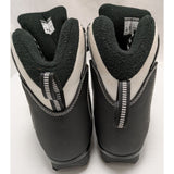 Men 8 - Women 9 Size 41 Rossignol X-1 Tour Nordic Cross Country Ski Boots Black White Lace Up NNN Sole