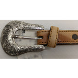 AS-IS FADED 32" Justin Girls Ladies Western Belt Leather Cowhide