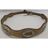 AS-IS FADED 32" Justin Girls Ladies Western Belt Leather Cowhide