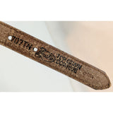 AS-IS FADED 32" Justin Girls Ladies Western Belt Leather Cowhide
