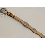 AS-IS FADED 32" Justin Girls Ladies Western Belt Leather Cowhide