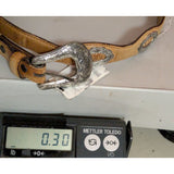 AS-IS FADED 32" Justin Girls Ladies Western Belt Leather Cowhide