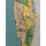 16 Inch Nystrom Readiness Table Globe 1995 40 Cm World Map Educational Stand 33-47