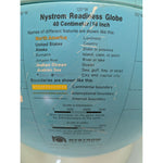 16 Inch Nystrom Readiness Table Globe 1995 40 Cm World Map Educational Stand 33-47
