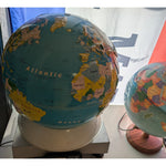 16 Inch Nystrom Readiness Table Globe 1995 40 Cm World Map Educational Stand 33-47