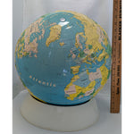 16 Inch Nystrom Readiness Table Globe 1995 40 Cm World Map Educational Stand 33-47