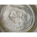 9" Beehive Beverages 10oz Glass Soda Bottle 1969 Brown Yellow Brigham City UT Utah Bee Hive Vintage
