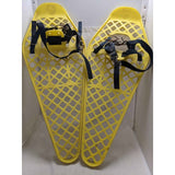 29" Vintage Yellow Snow Treads Plastic Snowshoes SnowTreads Boulder CO ski doo sno traks