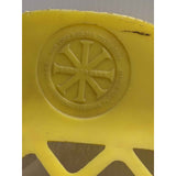 29" Vintage Yellow Snow Treads Plastic Snowshoes SnowTreads Boulder CO ski doo sno traks
